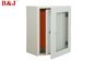 Double Door Metal Electrical Enclosure Box 400 x 300 x 200 mm Inner Door With Handle Lock
